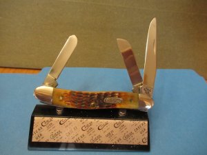 Case XX 1995 Autumn Bone Stockman Pattern # 6318 SS