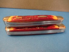 Camillus Red Staglon Large Trappers & Mini Trapper Ole Buck & Young Buck Model # CM291S