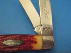 Camillus Red Staglon Large Trappers & Mini Trapper Ole Buck & Young Buck Model # CM291S