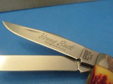Camillus Red Staglon Large Trappers & Mini Trapper Ole Buck & Young Buck Model # CM291S