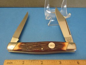 Camillus Brown Staglon Delrin Stockrat  Model CM714S