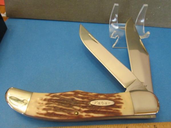 Ka-Bar Imitation Stag Folding Hunter Model # 1184 