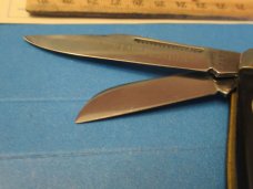 Boker USA Great American Story Knife The Golden Spike Black Delrin Stockman # 1776 Boker USA Great American Story Knife The Golden Spike Black Delrin Stockman # 1776