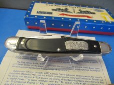 Boker USA Great American Story Knife The Golden Spike Black Delrin Stockman # 1776 Boker USA Great American Story Knife The Golden Spike Black Delrin Stockman # 1776