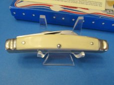 Boker USA Great American Story Knife The Cotton Gin White Delrin Congress # 1782