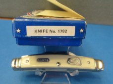Boker USA Great American Story Knife The Cotton Gin White Delrin Congress # 1782