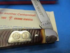 Boker USA Great American Story Knife Buffalo Bill & Sitting Bull Muskrat # 1777