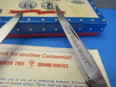 Boker USA Great American Story Knife Buffalo Bill & Sitting Bull Muskrat # 1777