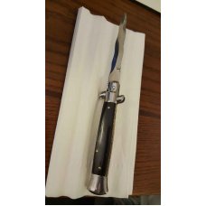 FRANK B. 9" Brazilian Horn KRISS Italian Stiletto FILEWORK by TBARK FRANK B. 9" Brazilian Horn KRISS Italian Stiletto FILEWORK by TBARK