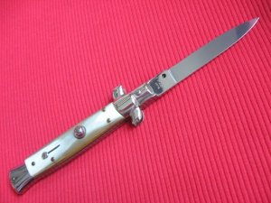 Older Italian " MOLLETTA " Made for German Market Stiletto Knife - New Condition