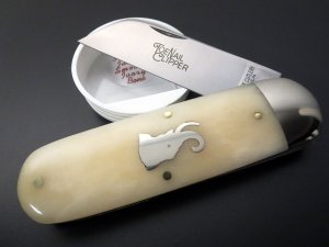 Great Eastern Cutlery #36 Toenail Clipper India Smooth Ivory Bone GEC 363122