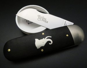 Great Eastern Cutlery #36 Toenail Clipper Ebony GEC 363122
