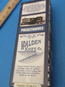 Walden Knife Co  2 for the price of one Walnut Handle Trapper & Stockman 