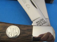 Walden Knife Co  2 for the price of one Walnut Handle Trapper & Stockman 