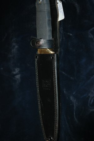 Rare SOG Tech 2 with Heavy Leather Sheath - Excellent Condition - No Box