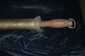Vintage WW2 Navy Military Divers Knife with Brass Sheath - Vince