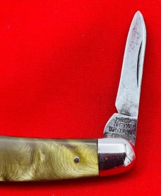 Vintage Humason & Beckley 2-Blade Wharncliffe Pen Folding Pocket Knife c.1852-1916 Celluloid Vintage Humason & Beckley 2-Blade Wharncliffe Pen Folding Pocket Knife c.1852-1916 Celluloid