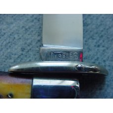 Antique MARBLES, GLADSTONE, MICH, U.S.A. Stag Handle SAFETY FOLDER Hunting Knife Antique MARBLES, GLADSTONE, MICH, U.S.A. Stag Handle SAFETY FOLDER Hunting Knife