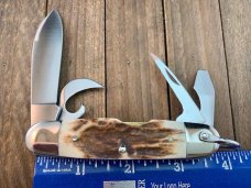 A. G. Russell Premium Scout Knife Stag 2004