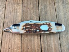 A. G. Russell Premium Scout Knife Stag 2004