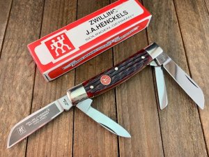 Henckels by Boker Congress Red Rope Jig Bone
