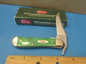 Case XX 2000 Smooth Green Bone Appaloosa RussLock Pattern # 61953 L SS