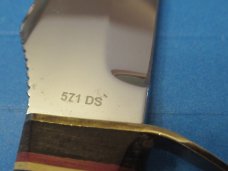 Hen & Rooster Stag Fixed Blade Model # 571DS