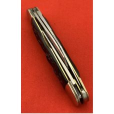 Vintage UTICA (arched) CUTLERY CO 3-Blade Equal End Junior Cattle Pocket Knife Rough Black Vintage UTICA (arched) CUTLERY CO 3-Blade Equal End Junior Cattle Pocket Knife Rough Black