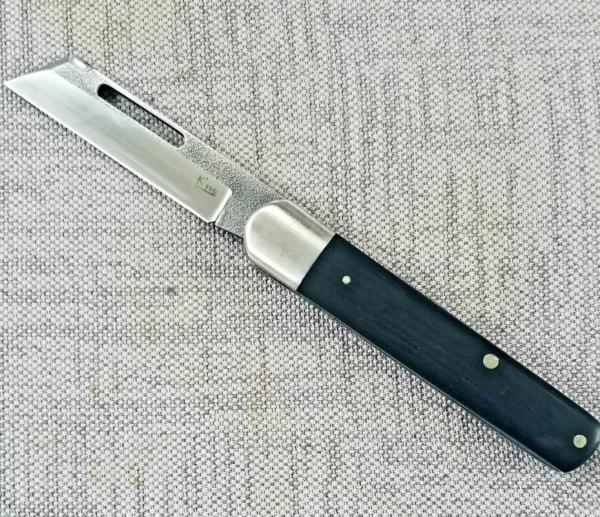 K'roo African Blackwood Sheepsfoot Sleeveboard Jack.3.75..slip..coa...N690. Klassic Kroo..