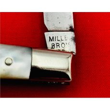 Vintage MILLER BROS 3-Blade Congress Splitback Whittler Folding Pocket Knife c.1872-1926