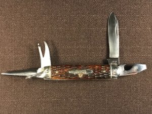 Schrade Walden Scout Utility knife- “Scouts Prepare” NICE!