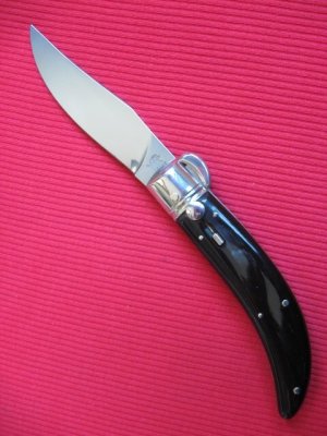 Quality Italian Unique Mechanism LEPRE Horn Knife Limited Edition 2015 MANIAGO ITALY