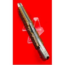 Vintage NEW YORK KNIFE CO Model No. 187 Swell Center Lockback Hunting Knife c.1856-1931 Bone Stag Vintage NEW YORK KNIFE CO Model No. 187 Swell Center Lockback Hunting Knife c.1856-1931 Bone Stag
