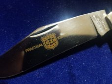 Great Eastern Cutlery #86 2-Acorn Barlow 440C Red & Black Micarta GEC 861121