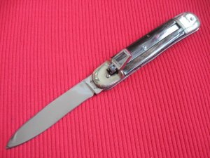 Vintage German Bonsa Horn Leverlock Knife