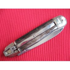 Vintage German Bonsa Horn Leverlock Knife Vintage German Bonsa Horn Leverlock Knife