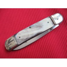 Vintage German Bonsa Horn Leverlock Knife Vintage German Bonsa Horn Leverlock Knife