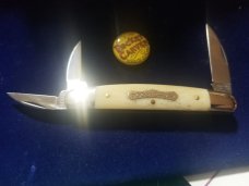 GREAT EASTERN TIDIOUTE GEC WHITE BONE POCKET CARVER KNIFE  1/703 MIT 620320