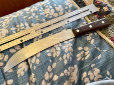 LARGE Vintage W.R. Case XX professional butcher knife 111-10 Cimitar LARGE Vintage W.R. Case XX professional butcher knife 111-10 Cimitar