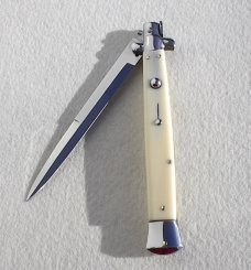 NEW OLD STOCK 13" SKM BAYONET STILETTO ACRYLIC IVORY MANIAGO ITALY