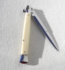 NEW OLD STOCK 13" SKM BAYONET STILETTO ACRYLIC IVORY MANIAGO ITALY