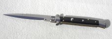 NEW FRANK BELTRAME 11" GENUINE DARK BUFFALO HORN BAYONET BLADE ITALIAN STILETTO