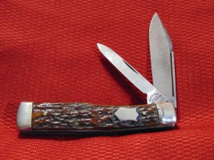  USED CONDITION VINTAGE MILLER BROS. CUT CO. MERIDEN GUNSTOCK JACK  1872-1926