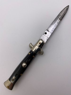 14cm / 5.5" Ring Cutlery B. Svobody Italy Bayo Pick Lock (Stains - Pitting - Sharpened - Lock Issue)