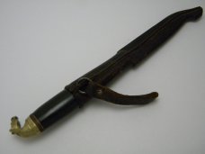 Vintage PUUKKO (Finnish for KNIFE) Horse Head Fixed Blade Sheath Knife