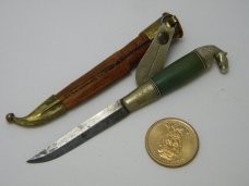 Vintage PUUKKO (Finnish for KNIFE) Horse Head Fixed Blade Sheath Knife Vintage PUUKKO (Finnish for KNIFE) Horse Head Fixed Blade Sheath Knife