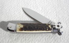 AKC 8" CLASSIC ITALIAN VINTAGE STAG LEVER LOCK SHELL PULLER
