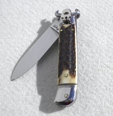 AKC 8" CLASSIC ITALIAN VINTAGE STAG LEVER LOCK SHELL PULLER