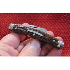 MINT VINTAGE JOHN PRIMBLE BELKNAP HDW. & MFG. CO. CONGRESS  KNIFE ETCHED MAIN BLADE 1940-1960