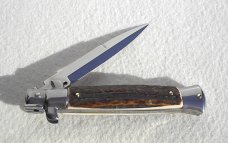  FRANK BELTRAME 9" GENUINE STAG BAYONET BLADE ITALIAN STILETTO